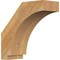 Ekena Millwork 4"W x 10"D x 10"H Imperial Rough Sawn Knee Brace, Western Red Cedar BRC04X10X10IMP00RWR - alternate 1